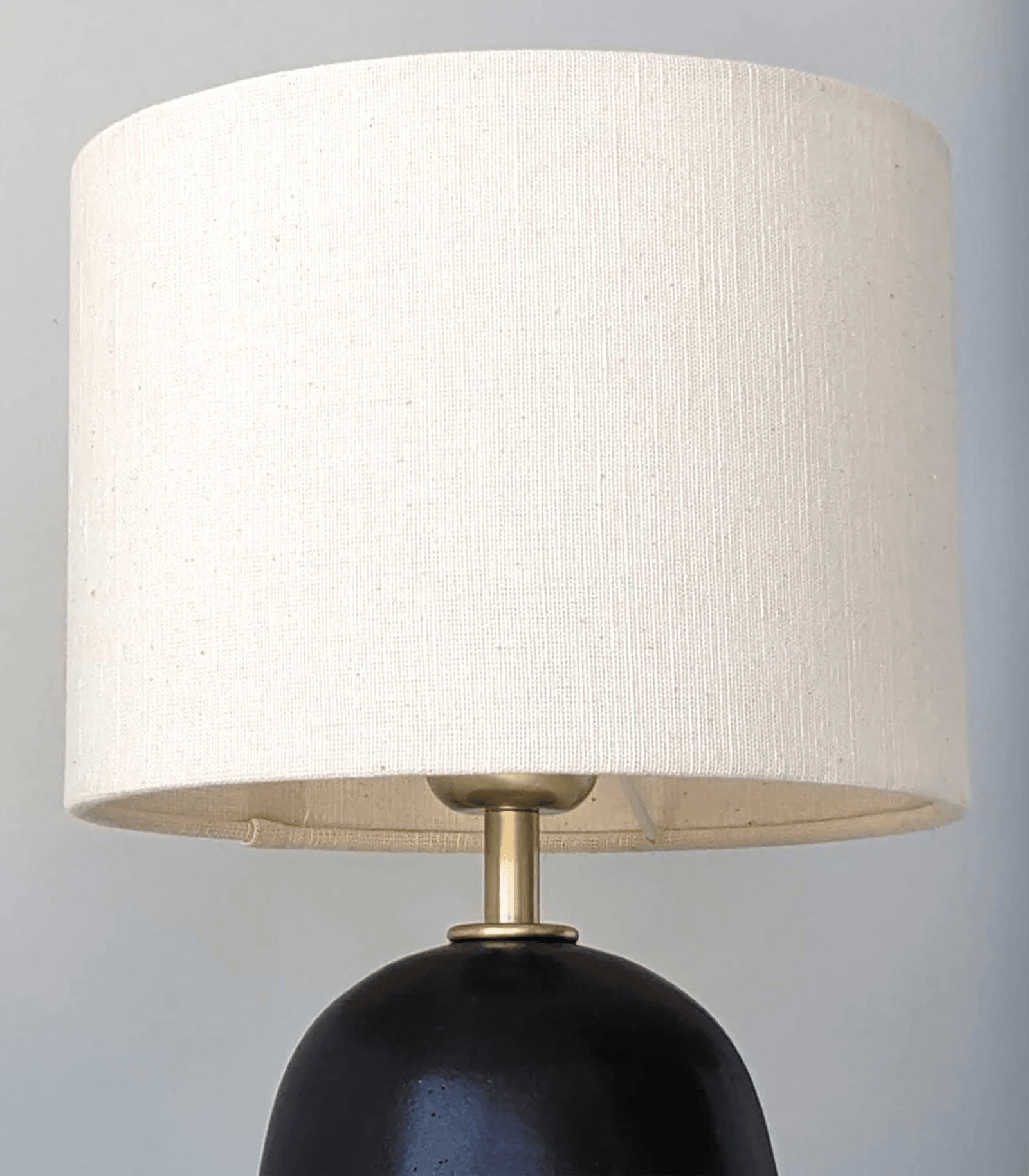 Lampe en Lin I – Petit Cylindre
