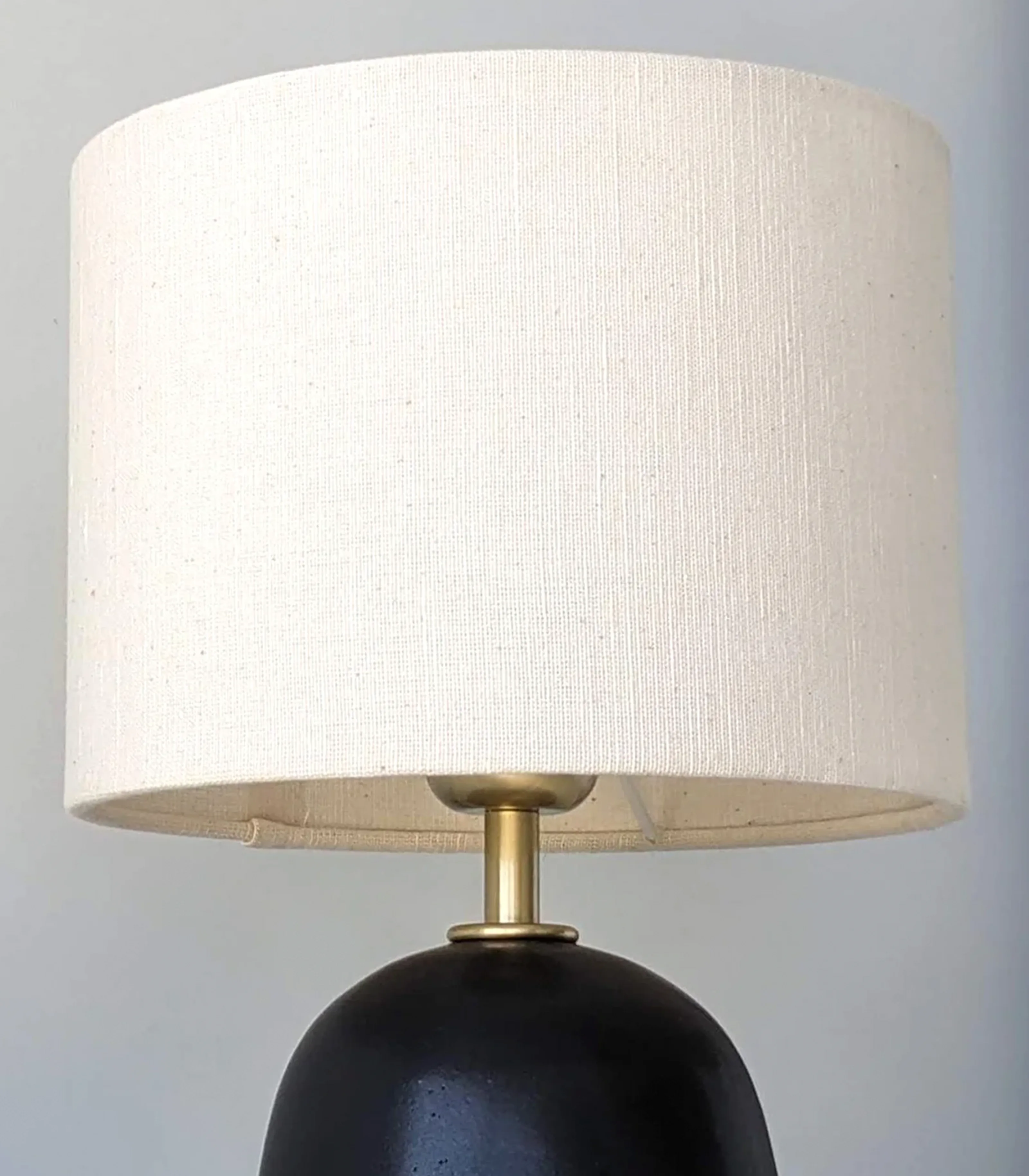 Lampe en Lin I – Petit Cylindre